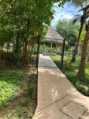Jardín al aire libre en Terrazas Huatulco