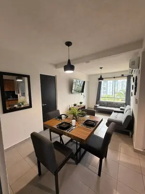 Zona de estar de Departamento en Acapulco Diamante