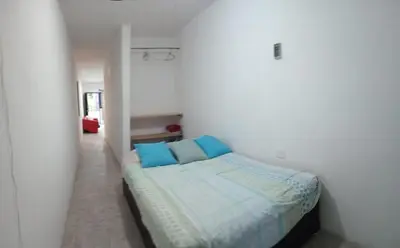 Cama o camas de una habitación en Depto Zona UV Lagos Isleta 102