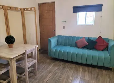 Zona de estar de Cuatro Rumbos Hospedaje