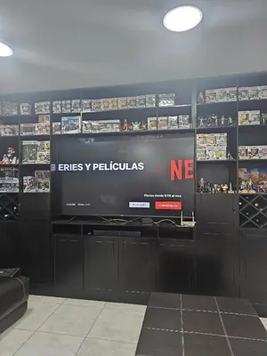 Una televisión o centro de entretenimiento en In San Felipe, 3 blocks from the church