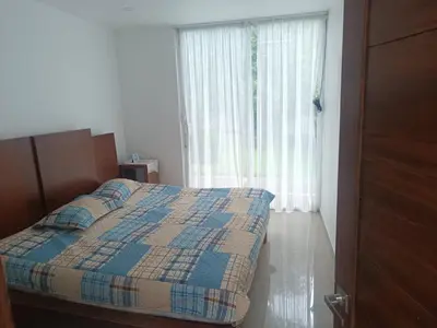 Cama o camas de una habitación en Casa blanca