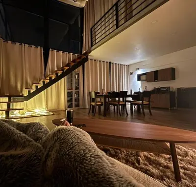 Zona de estar de Loft Chapultepec