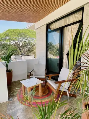 Zona de estar de Casa Cosme