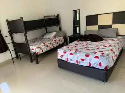 Cama o camas de una habitación en La Casa de Don Felipe