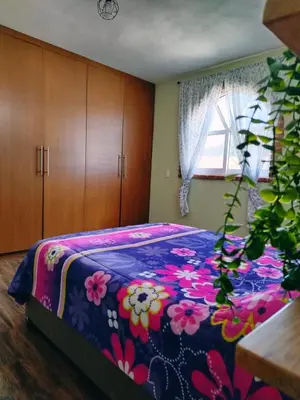 Cama o camas de una habitación en La Casa de Lu cerca de Volcanic park