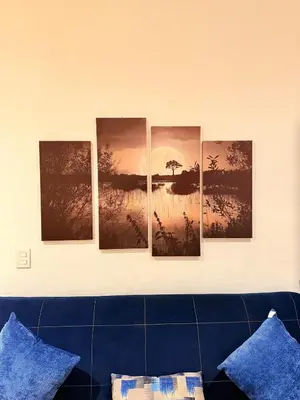 Zona de estar de Casa Luna