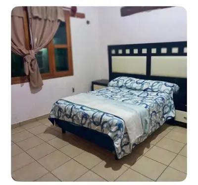 Cama o camas de una habitación en Casa Santo Domingo