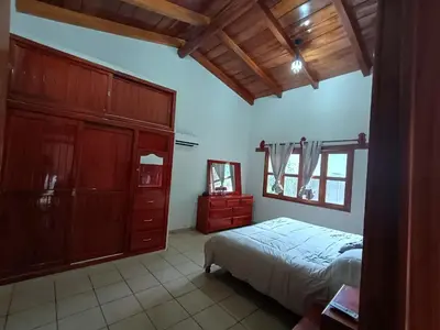 Cama o camas de una habitación en Casa Santo Domingo