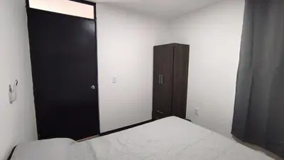 Cama o camas de una habitación en Depa Risalud!