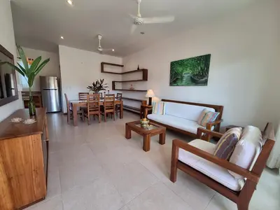 Una cocina o zona de cocina en Tortugas uno cero tres