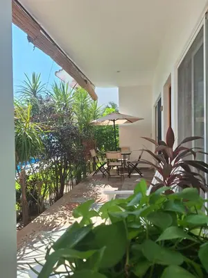 Jardín al aire libre en Tortugas uno cero tres