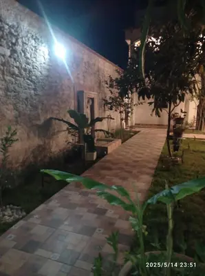 Jardín al aire libre en Quinta Cañada León