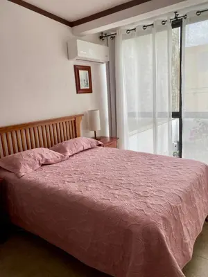 Cama o camas de una habitación en La Noria Apartment