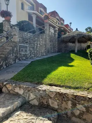 Jardín al aire libre en Condominio Familiar-Descanso Tequesquitengo