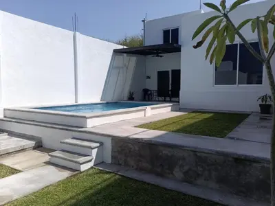Piscina en o cerca de Casa Marina del Ángel privada