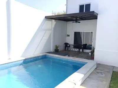 Piscina en o cerca de Casa Marina del Ángel privada