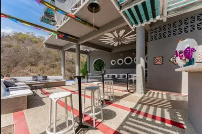 Un balcón o terraza de Villa Aikia (Adults Suites A/C)