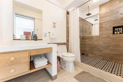 Un baño de Villa Aikia (Adults Suites A/C)