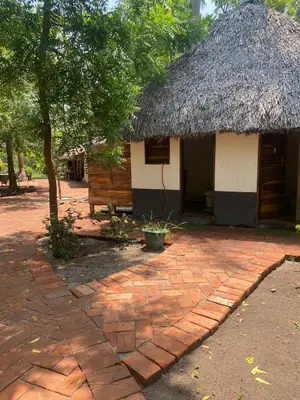 Jardín al aire libre en Bokané