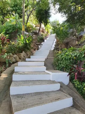 Jardín al aire libre en Ocean Front B1
