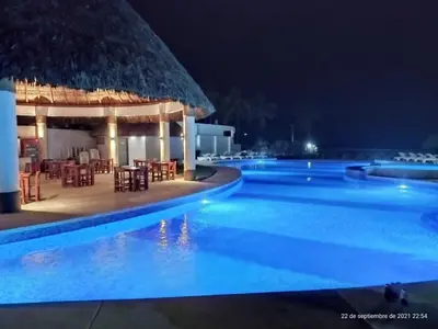 Piscina en o cerca de Departamento P B con Club de Playa Zona Diamante