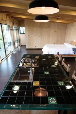 Una cocina o zona de cocina en Cabaña Casa de Roberto