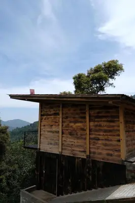Paisaje cerca de este chalet de montaña