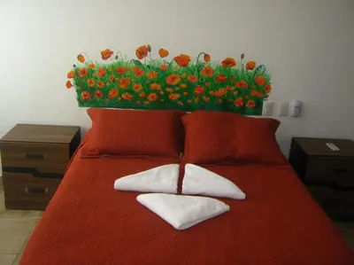 Cama o camas de una habitación en Casa Encanto del Mar