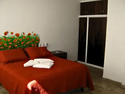 Cama o camas de una habitación en Casa Encanto del Mar
