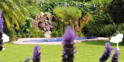 Jardín al aire libre en Areté