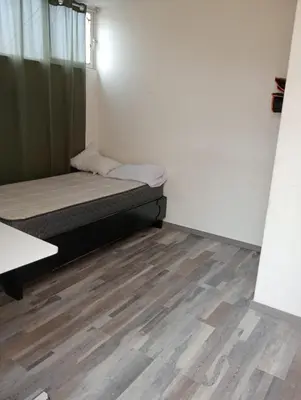 Cama o camas de una habitación en Habitación Bien Ubicada y Remodelada al sur de la CDMX, Cerca del metro Taxqueña