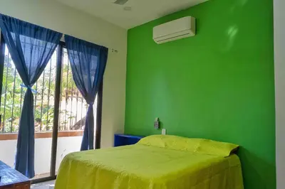 Cama o camas de una habitación en Casa Lucero de Mar