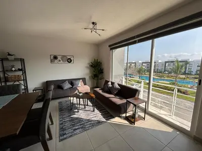 Zona de estar de Club de Playa, Alberca y Amenidades - Departamento E4