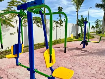 Zona de juegos infantil en Club de Playa, Alberca y Amenidades - Departamento E4