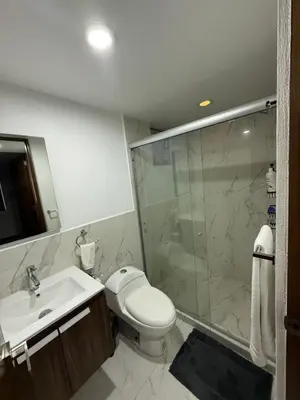 Un baño de Cozy apartment, all amenities