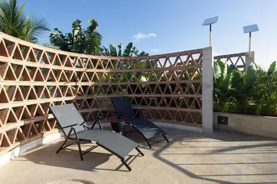 Plano de Casa Palmeras 2, Oasis House in Punta Zicatela