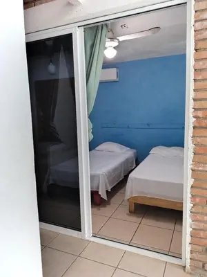 Cama o camas de una habitación en Casa DGallardo Costa esmeralda