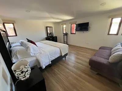Cama o camas de una habitación en Rome en ValQuirico