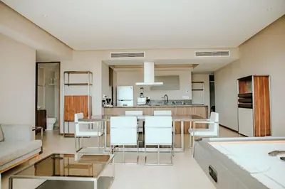 Una cocina o zona de cocina en 3 Bedrooms with huge Terrace in La Isla Acapulco