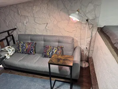 Zona de estar de Amore e Vino en ValQuirico