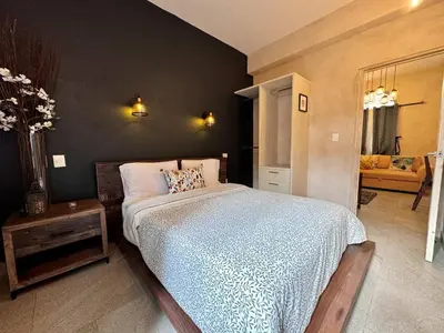 Cama o camas de una habitación en El Anhelo en ValQuirico
