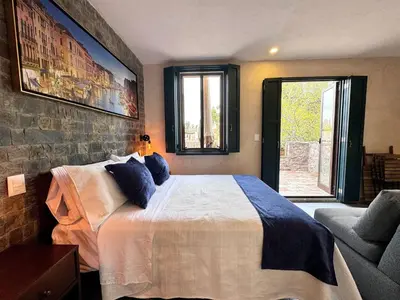 Cama o camas de una habitación en Venezia 2 en ValQuirico