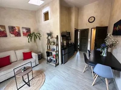 Zona de estar de Giorgio en ValQuirico