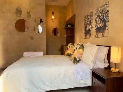 Cama o camas de una habitación en Mueganos 5 en ValQuirico