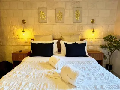 Cama o camas de una habitación en Mueganos 1 en ValQuirico
