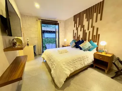 Cama o camas de una habitación en Mueganos 2 en ValQuirico
