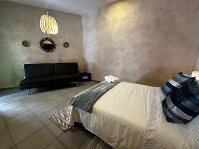 Cama o camas de una habitación en Mueganos 4 en ValQuirico