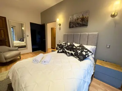 Cama o camas de una habitación en Ofelia en ValQuirico