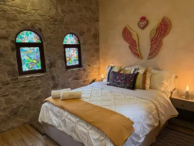 Cama o camas de una habitación en Fiore Master en ValQuirico